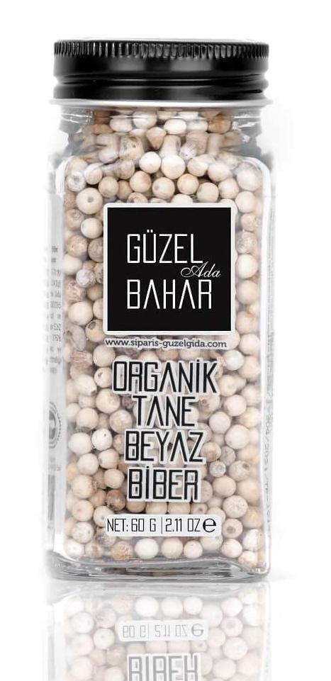 Güzel Ada Gıda Vegan Tane Beyaz Biber 50 gr