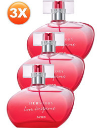 Avon Herstory Love Inspires EDP Kadın Parfüm 3x50 ml