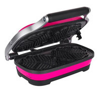 Aksu Vintage 1300 W Pembe Waffle Makinesi
