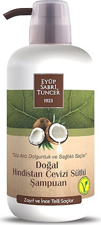 Eyüp Sabri Tuncer Doğal Hacim Veren Hindistan Cevizi Sütlü Şampuan 600 ml
