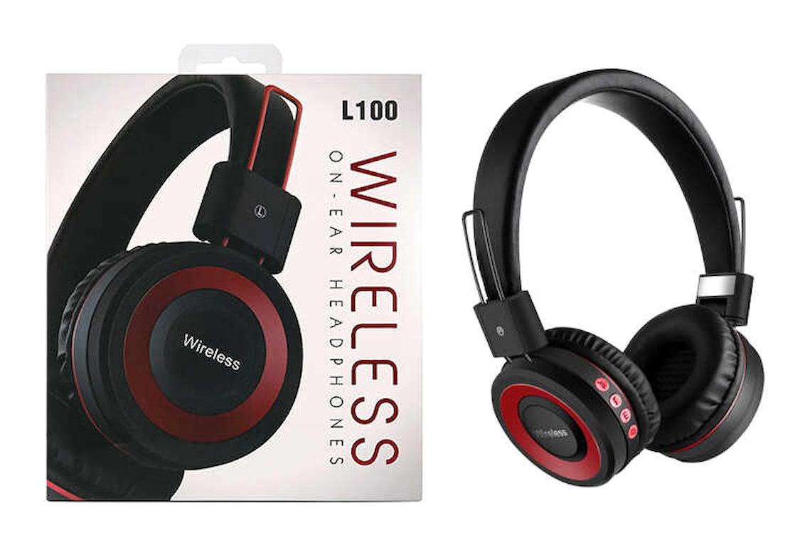 Zore L100 4.2 Kulak Üstü Bluetooth Kulaklık Kırmızı