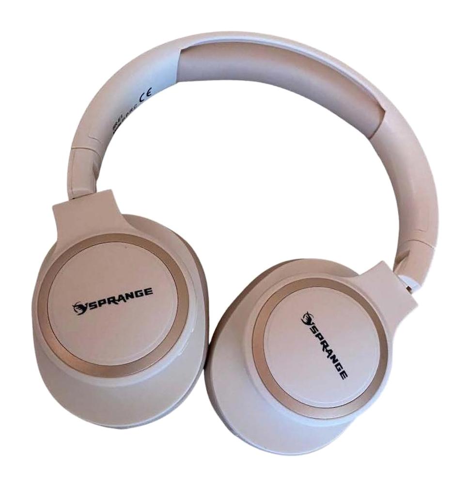 Sprange SR-E1 5.0 Gürültü Önleyici Kulak Üstü Bluetooth Kulaklık Pembe