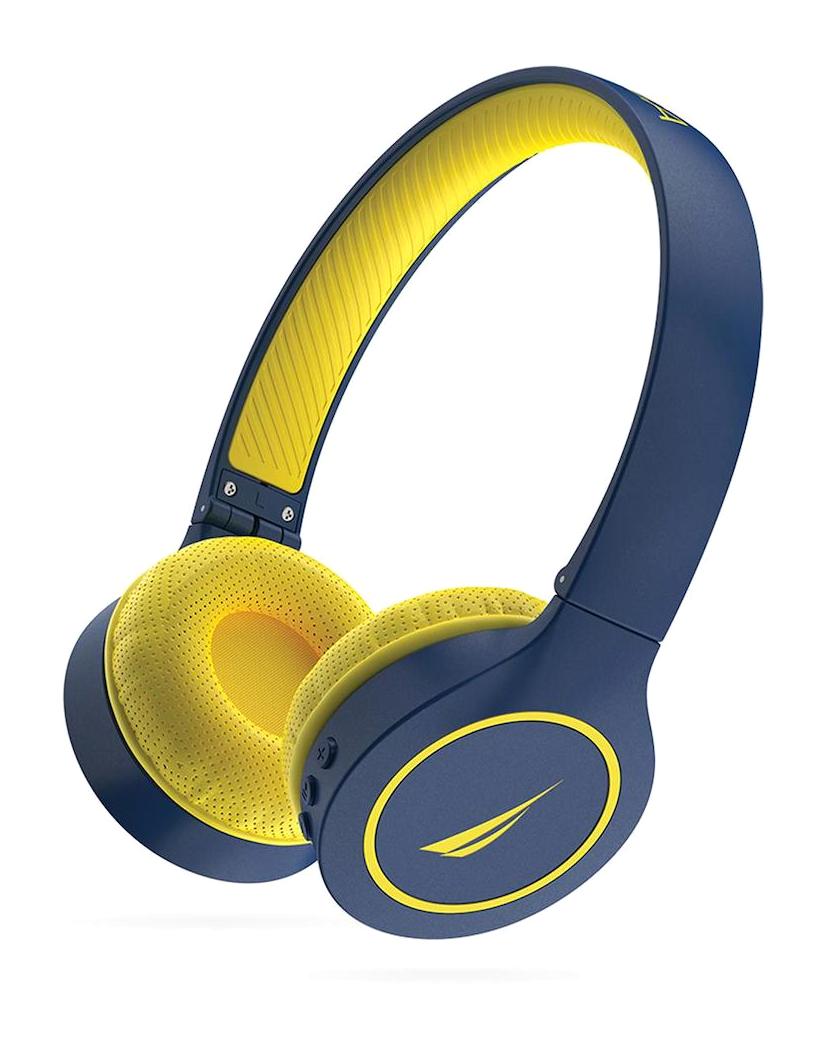 Nautica H120 5.0 Gürültü Önleyici Kablosuz Kulak Üstü Bluetooth Kulaklık Sarı