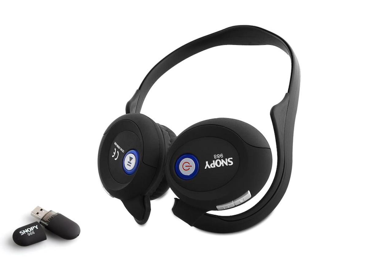 Snopy 988 Kablosuz Boyun Askılı Bluetooth Kulaklık Siyah