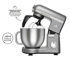 Karaca Mastermaid Chef Pro 1750 W Mutfak Robotu Gri