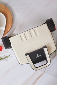 Karaca Future Essential Granit 1800 W Krem Tost Makinesi