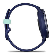 Garmin Vivoactive 5 Su Geçirmez 30.4 mm Silikon Kordon Yuvarlak Unisex Akıllı Saat Mavi