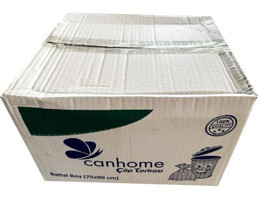 Canhome Büyük Boy 75x90 cm 10x20 Adet Çöp Poşeti