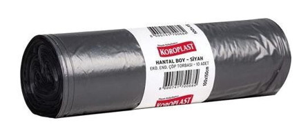 Koroplast Hantal Boy 100x150 cm 10x10 Adet Çöp Poşeti