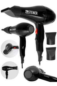 Steiner Ms-9001 3800 W Saç Kurutma Makinesi Siyah