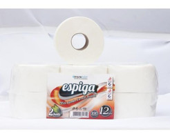 Espiga Mini Jumbo 2 Katlı 12'li Rulo Tuvalet Kağıdı