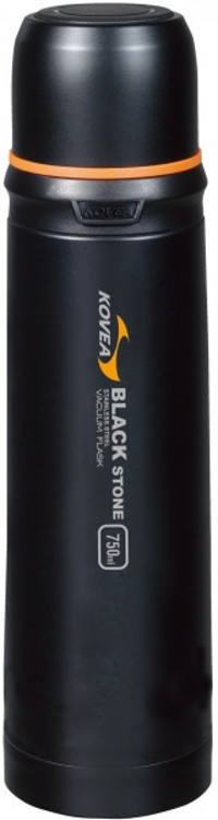 Kovea Black Stone Paslanmaz Çelik 750 ml Outdoor Termos Siyah