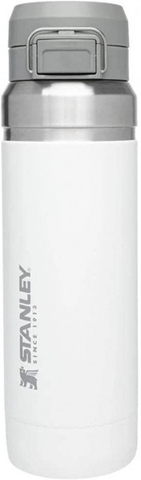Stanley Go Quick Flip Water Bottle Paslanmaz Çelik 1 lt Outdoor Termos Beyaz