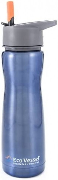 EcoVessel Aqua Insulated Paslanmaz Çelik 500 ml Outdoor Termos Mavi