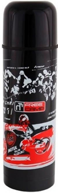 FreeCamp Niagara AND601 Paslanmaz Çelik 500 ml Outdoor Termos Siyah