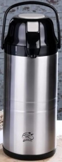 Cooker CKR-2009 Paslanmaz Çelik 4.5 lt Çaydanlık Termos Siyah