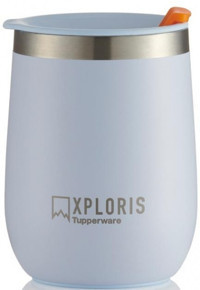 Tupperware Xploris Paslanmaz Çelik 230 ml Bardak Termos Mavi