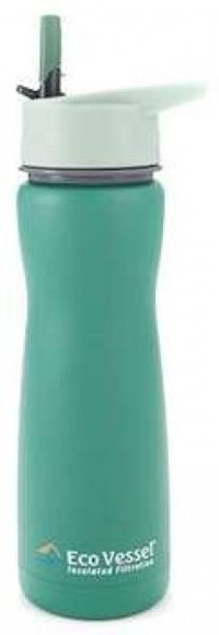 EcoVessel Aqua Insulated Paslanmaz Çelik 500 ml Outdoor Termos Yeşil