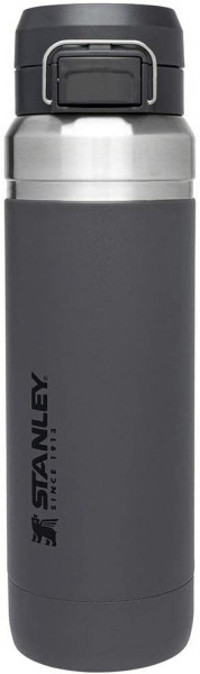 Stanley Go Quick Flip Water Bottle Paslanmaz Çelik 1 lt Outdoor Termos Antrasit