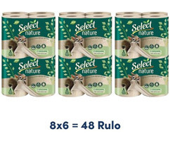 Select Nature 3 Katlı 6x8'li Rulo Kağıt Havlu