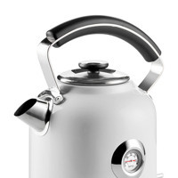 Ariete Moderna Çelik 1.7 lt 2000 W Işıklı Retro Beyaz Kettle