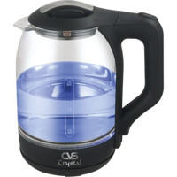 Cvs DN 9307 Crystal Cam 1.7 lt 2000 W Işıklı Klasik Siyah Kettle