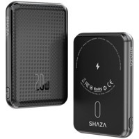 Shaza 20 W Megsafe 5000 mAh Hızlı Şarj Powerbank Siyah