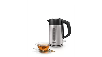 Bosch TWK4P440 DesingLine Çelik 1.7 lt 2400 W Işıklı Modern İnox Kettle