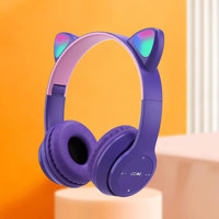 Psl P47M Kulak Üstü Kablosuz Bluetooth Kulaklık Mor