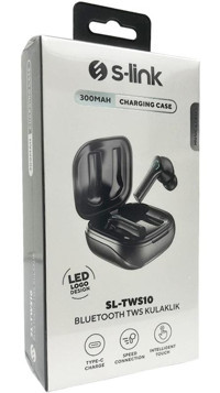 S-Link Sl-Tws10 Kulak İçi Kablosuz Bluetooth Kulaklık Siyah