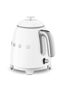 Smeg Paslanmaz Çelik 800 ml 1400 W Klasik Beyaz Kettle