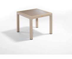 Nar Sokağı 90x90 cm Kare Rattan Bahçe Masası