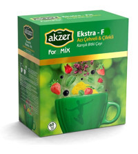 Akzer Çilek Aromalı Bitki Çayı 60 adet 1.5 gr
