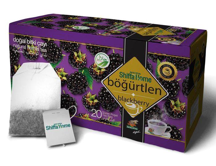 AksuVital Böğürtlen Aromalı Bitki Çayı 20 adet 2 gr
