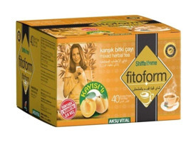 AksuVital Fitoform Kayısı Aromalı Bitki Çayı 40 adet 1.5 gr