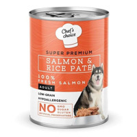 Chef's Choice Pirinç-Somonlu Yetişkin Yaş Köpek Maması 400 gr