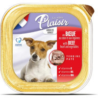 Plaisir Sığır Etli Yetişkin Yaş Köpek Maması 150 gr 22'li