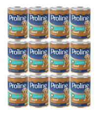 Pro Line Dana Etli Yetişkin Yaş Köpek Maması 400 gr 12'li
