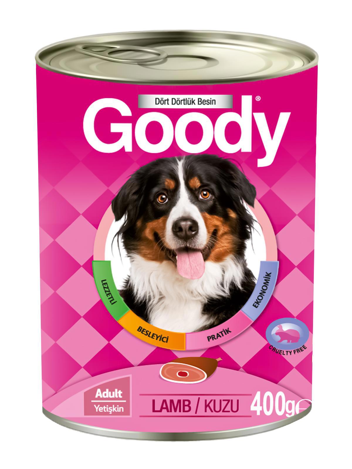 Goody Kuzu Etli Yetişkin Yaş Köpek Maması 400 gr