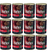 Reflex Plus Kuzu Etli Yavru Yaş Köpek Maması 400 gr 12'li
