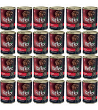 Reflex Plus Kuzu Etli Yavru Yaş Köpek Maması 400 gr 24'lü