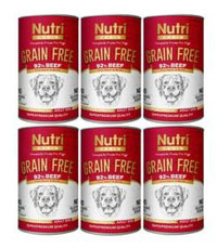 Nutri Canin Sığır Etli Yaş Köpek Maması 400 gr 6'lı