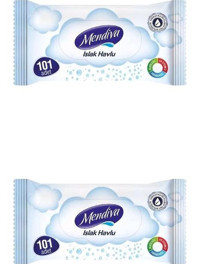 Mendiva Islak Havlu 101 Yaprak 2'li Paket Islak Havlu