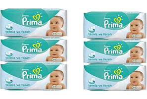 Prima Pampers 64 Yaprak 6'lı Paket Islak Havlu