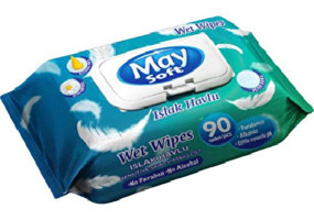Maysoft Sensitive 90 Yaprak Paket Islak Havlu