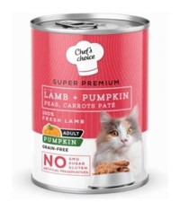 Chef's Choice Super Premium Balkabağı-Kuzu Etli Yetişkin Yaş Kedi Maması 400 gr