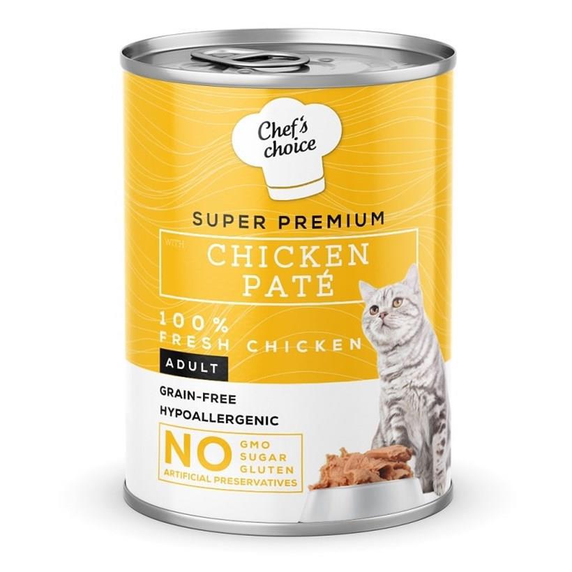 Chef's Choice Super Premium Tavuk Yetişkin Yaş Kedi Maması 400 gr