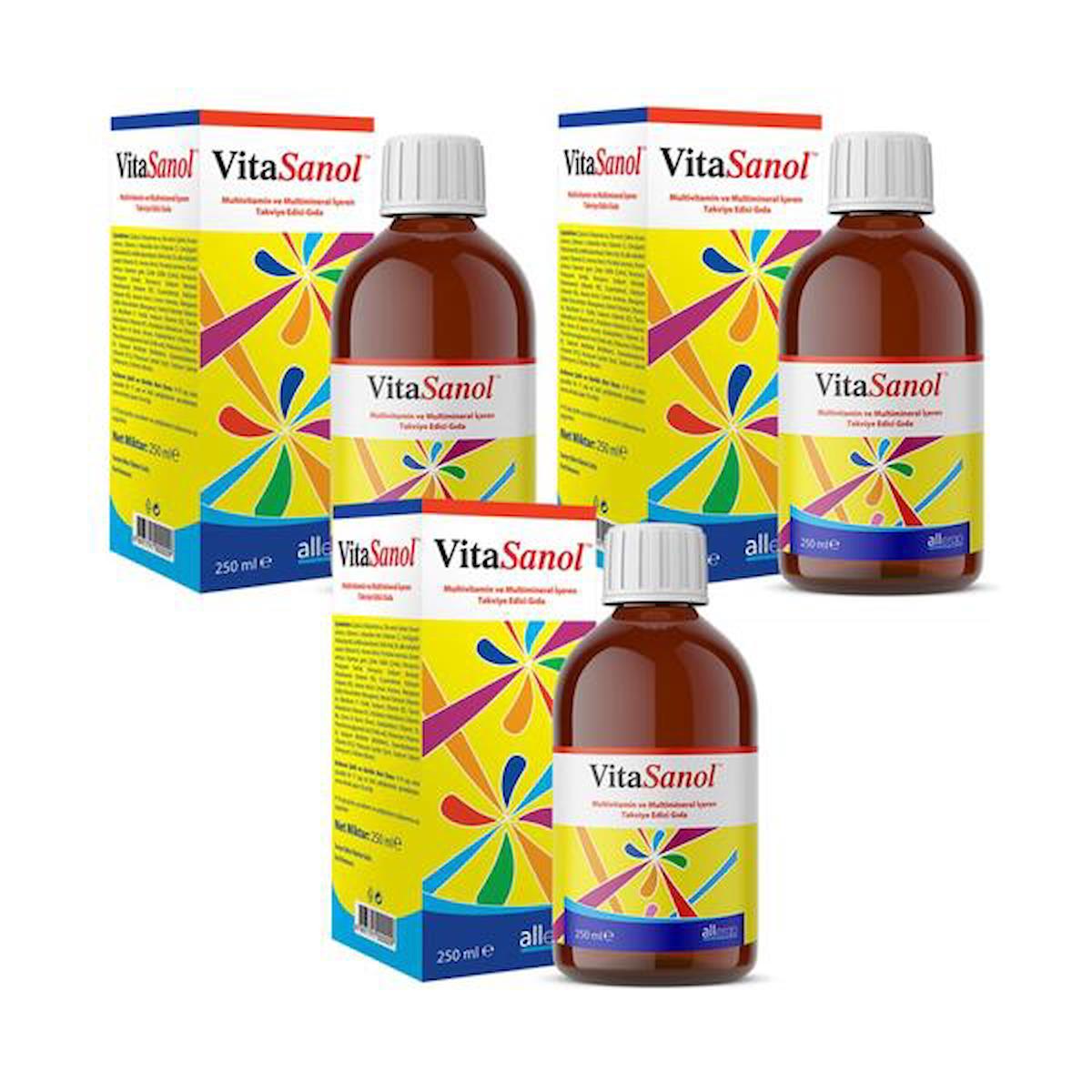 VitaSanol Multivitamin Şurup 3x250 ml