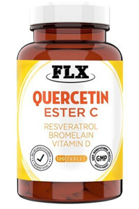 Flx Kuersetin Ester C Resveratrol Bromelain Vitamin D Magnezyum Aserola 120 Tablet