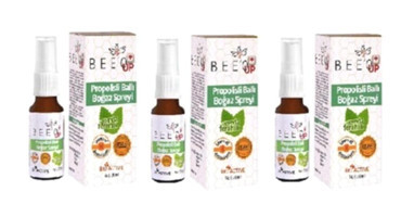 Bee'o Propolisli Ballı Sıvı Boğaz Spreyi 3x20 ml